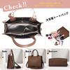 Large Shoulder Bag with and Removable Perfect for Entrance and Stylish Handbags for NICOLE&DORIS 2-WAY Women's Handbag, Capacity, Three-Layer Studs,