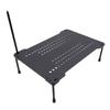 Height Adjustable Camping Table Fit for IGT Carbon Steel Aluminum Folding Portable Small Picnic Table for Outdoor BBQ