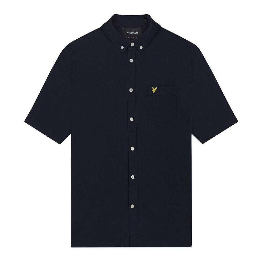Lyle & Scott Mens Oxford Short-Sleeved Shirt