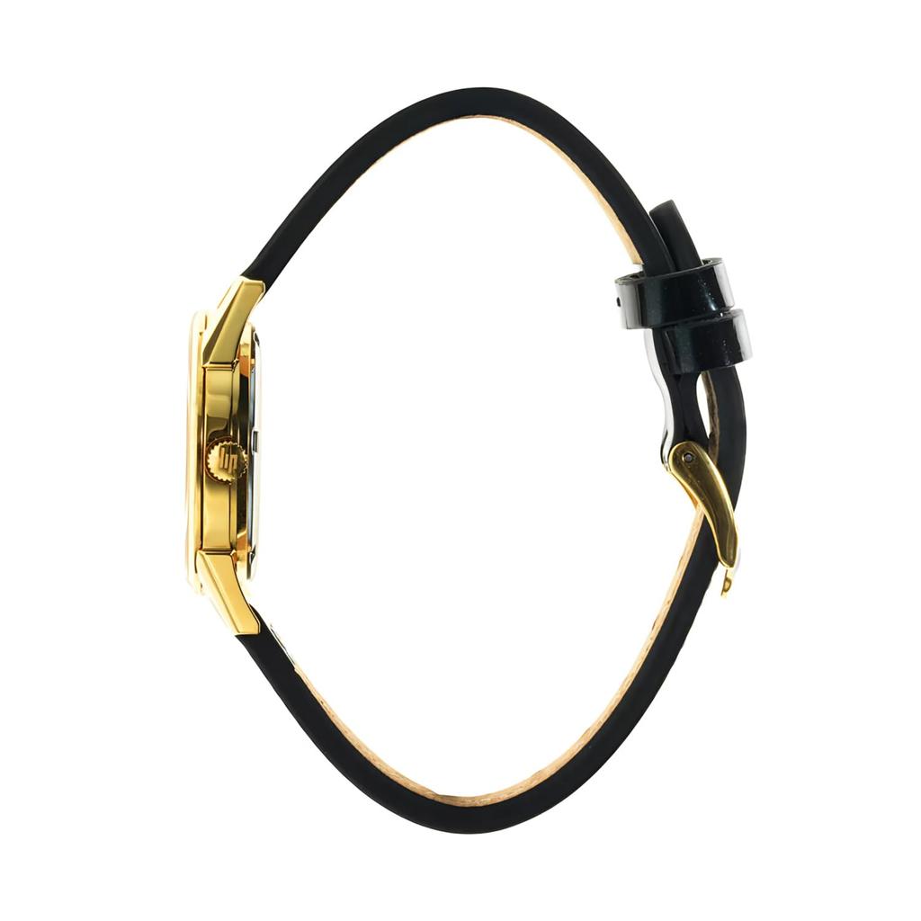Authorized Dealer Lip Watch HIMALAYA 29 Watch 671613 Himalaya Gold with Shiny Black Leather Strap [LIP] Women's