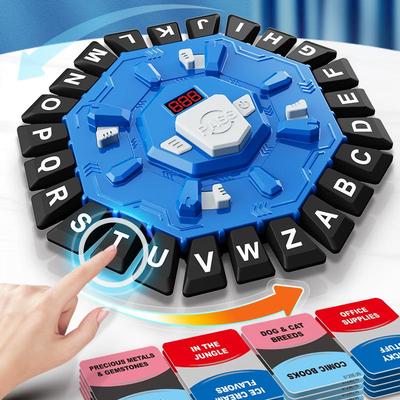 Jeu de Puzzle Rapide et Fou sur Échiquier Lettres pour Enfants