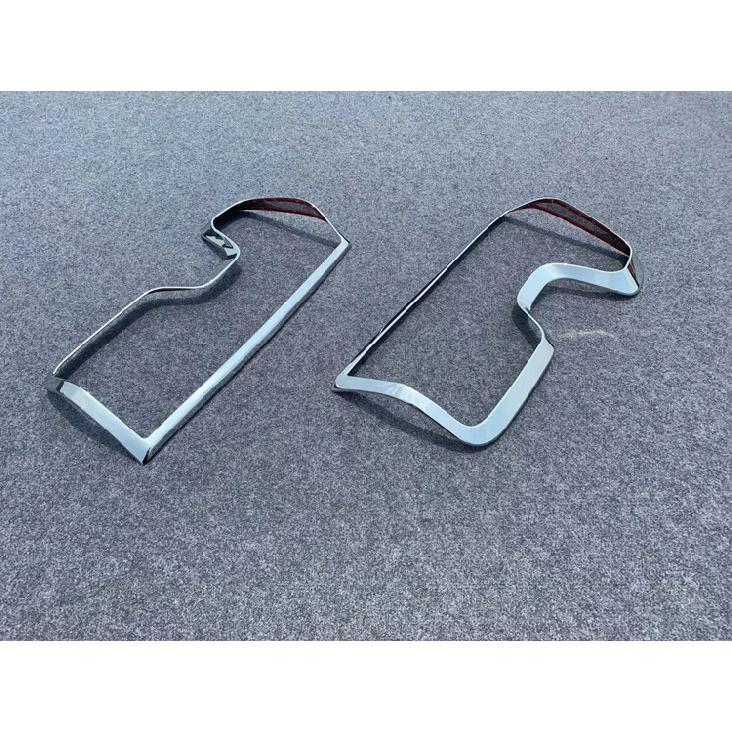 For Chevrolet Silverado   Car Accessories ABS Chrome Tail Light Rear Back Frame Lamp Cover Trim molding