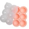 Vassoio per palline di ghiaccio in silicone con imbuto per whisky e vino