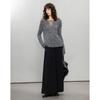 Demana Women's Round Neck Soft Knit Sweater