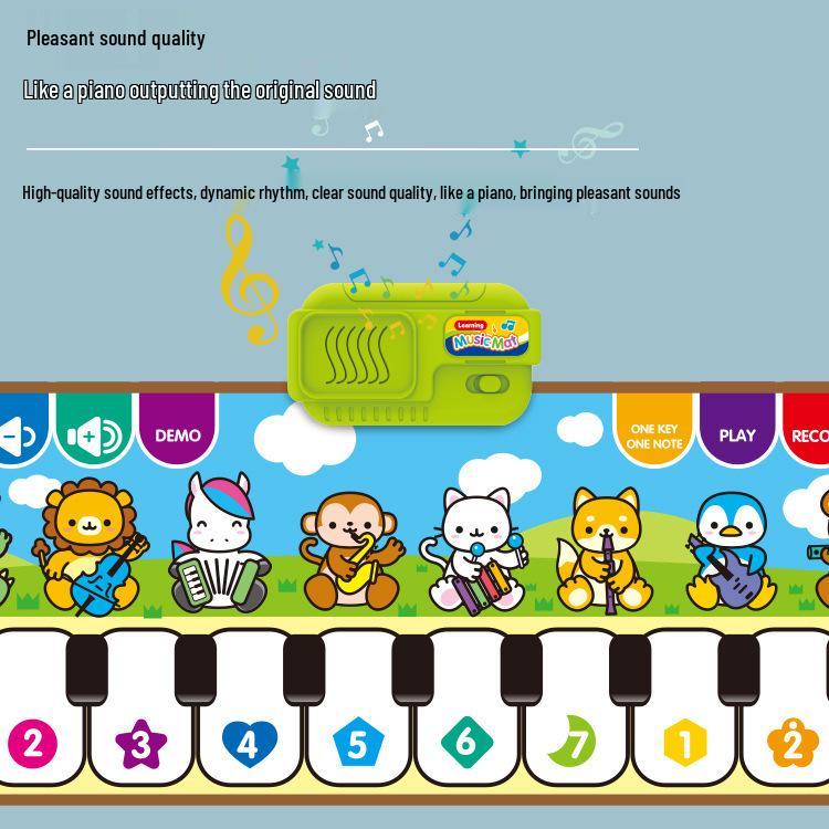 Aozheng Electronic Foot Pedal Piano: Children's Educational Music Blanket with Multiple Instrument Modes