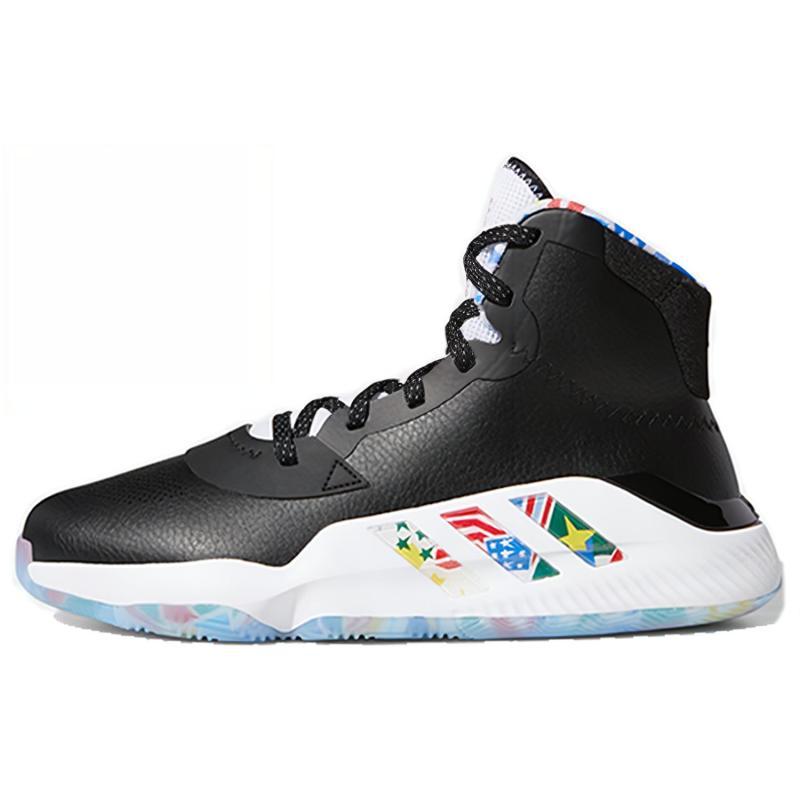 Adidas Pro Bounce 2019 'Black/White/Blue' Sneakers EG1537