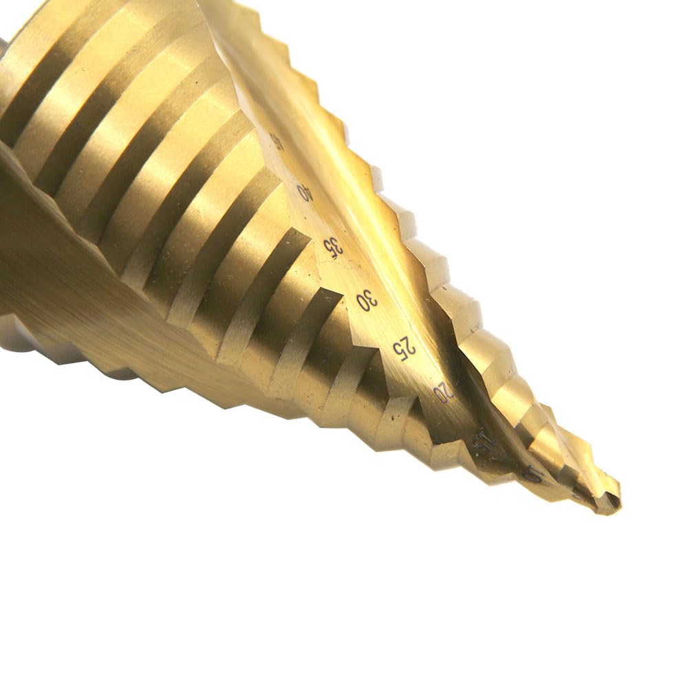 0.2 - 2.6 inches (6 - 65 mm) Hex Shaft Step Drill, Takeoko Drill,