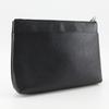BALENCIAGA logo Clutch bag 593815 black leather unisex Used