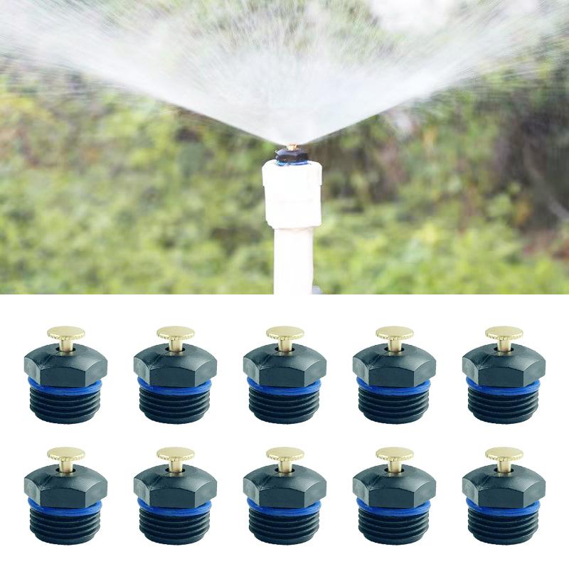 10pcs 1/2 Inch DN15 Thread Garden Sprinklers Plastic Lawn Watering Spayer Head 10pcs