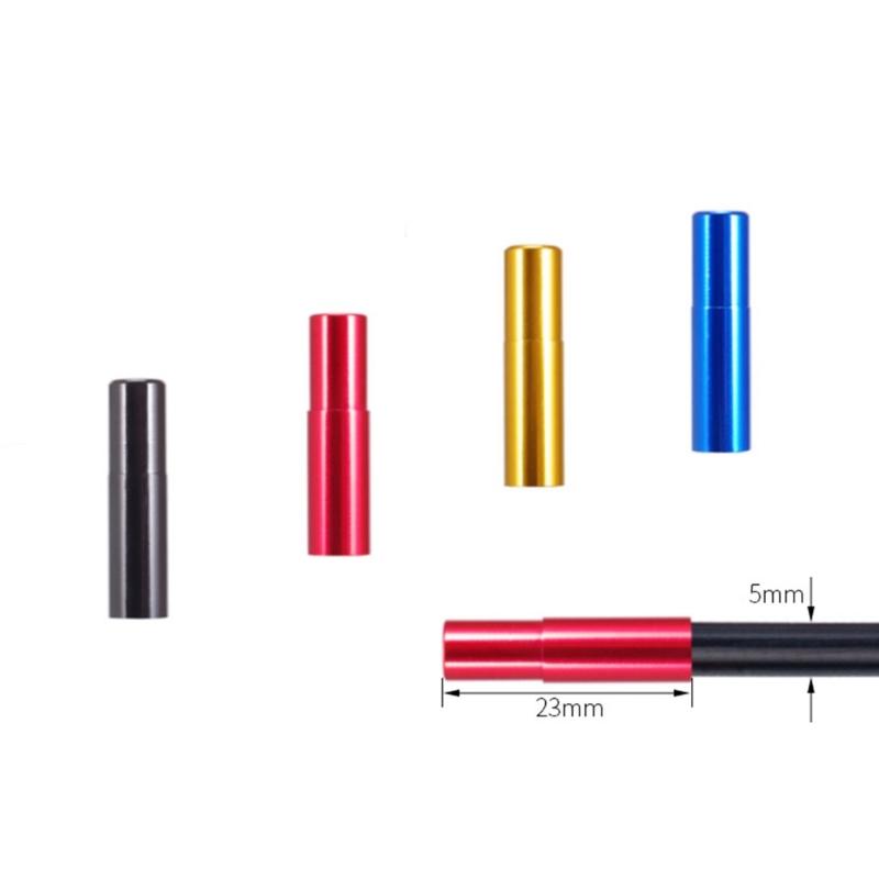 10Pcs/pack Aluminum Alloy Bicycles Brake Cable Cap End Tips Crimp Road Mountain Bikes Cable End Caps Set for Bike Shift