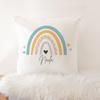 Tilpasset Boho Regnbue Barneseng Sengetøy Putetrekk Personlig Barnesengpute Babydusjgaver Regnbue Jenter Soveromsdekor