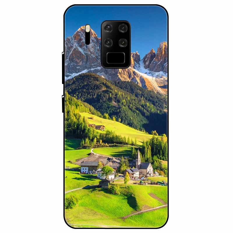 For OUKITEL C18 Pro C21 C21Pro Case Silicone Black Soft Protector Funda Capa for OUKITEL C21 Pro C18 Pro Cover TPU Cartoon Cover
