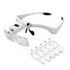 Led Headband Magnifier 1.0x/1.5x/2.0x/2.5x/3.5x Portable Backlit Magnifying Glass Jewelry Loupe