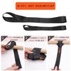 Tie Down Straps Tie Down Straps Convenient Practical Strong Durable Truck Cargo, Snowmobile 2.5cm X 30cm (Set of 4) (Black)