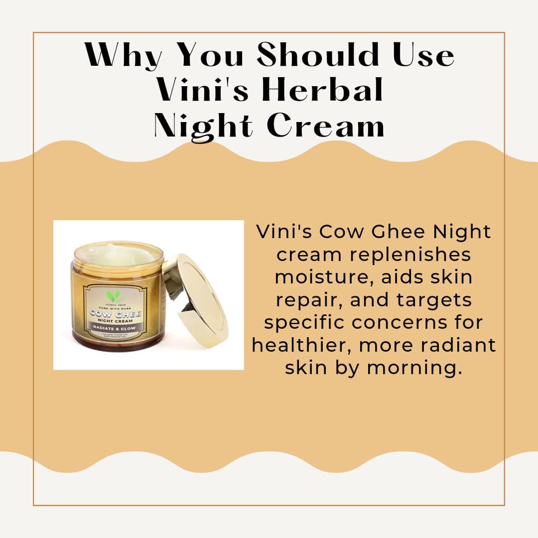 Vini`s Herbal Cow Ghee Night Face