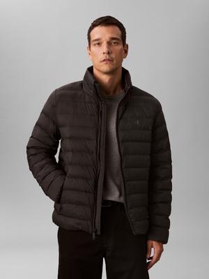 Winter Jacket Quilted Jacket Hood Black