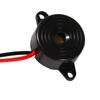 3 24V Piezo Electronic Tone Buzzer Alarm Continuous Sound Cable Length 100mm