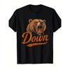 European Sizes Vintage Roaring Bear Graphic Tee for Men - Athletic Fit Casual Shirt, Breathable Sports Top, Comfortable for Daily Wear