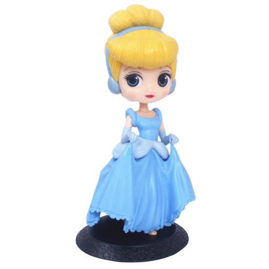 Action Figure Skin-friendly Exquisite Craft PVC Disney Princess Figurine Model Statue for Children