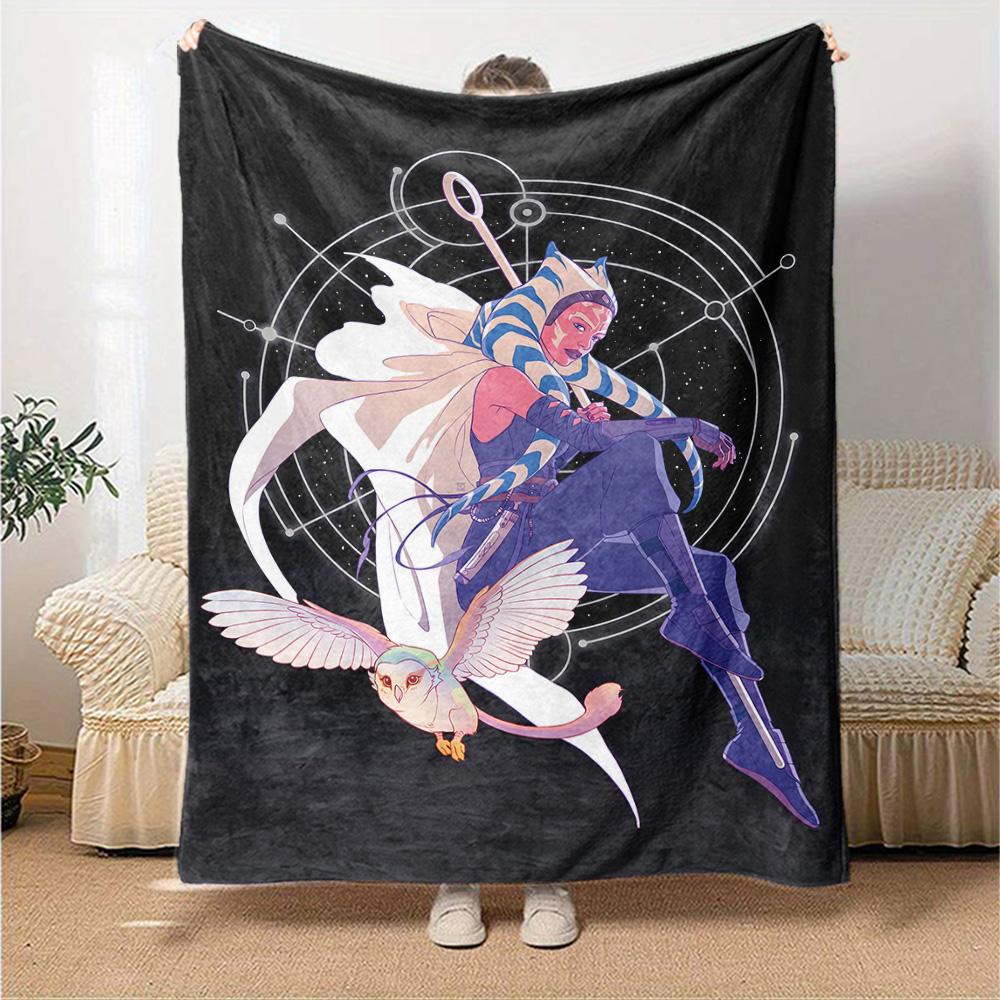 Star Wars Blanket Durable Comfort Great for Livingroom Couch Seaside for All Occasions Modern Style Gifts For Family Or Friends