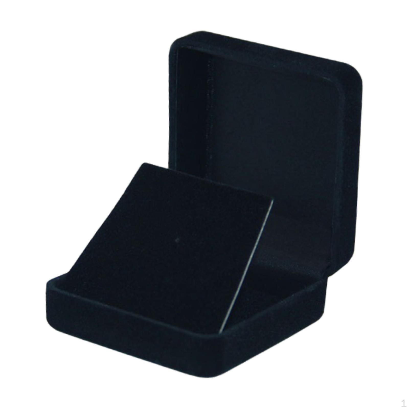 

Velvet Display Box Holder Multipurpose Gift Medals s Pins Commemorative Jewelry Black