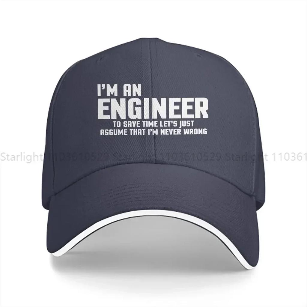 Pure Color Dad Hats Im An Quote Mens Hat Sun Visor Baseball Caps Engineer Peaked Cap