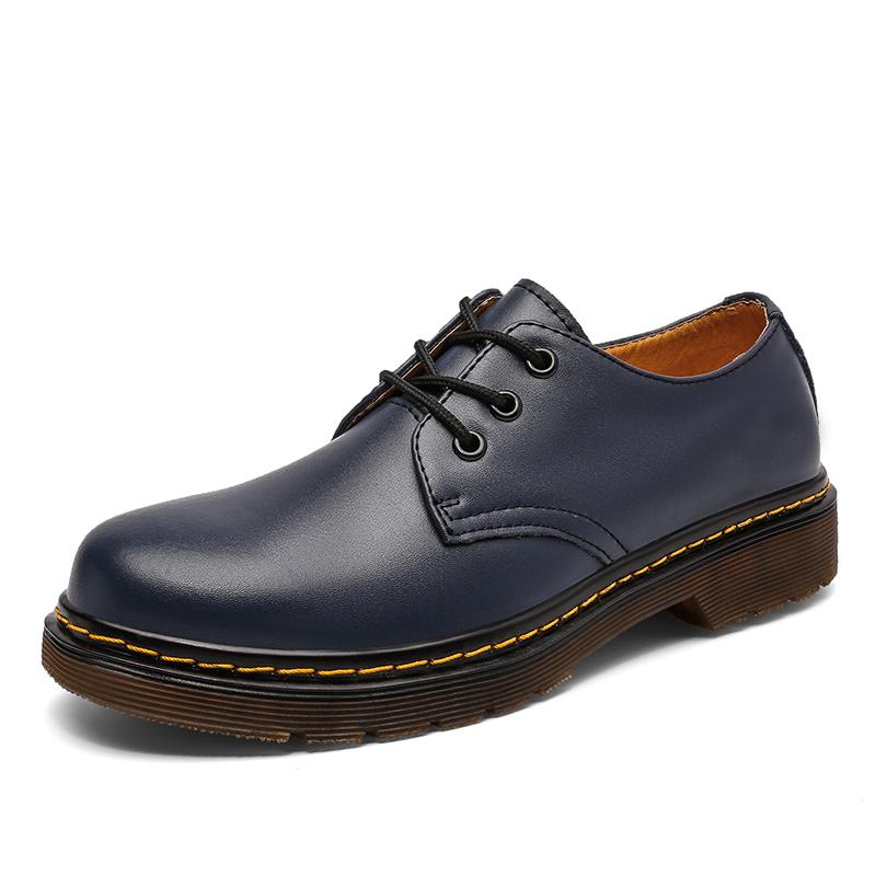 Mode Luxusmarke Outdoor Arbeitsschuhe Dicke Sohle Vielseitige Oxford Schuhe Schnürschuhe Sicherheitsschuhe Rindfleisch Außensohle Komfort Weiche Sohle Lässig