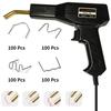 Plastic Welder Gun Car Bumper Soldering Machine with 4 Types of Staples for Bumper Kayak Plastic Product Repairs Welding Tool