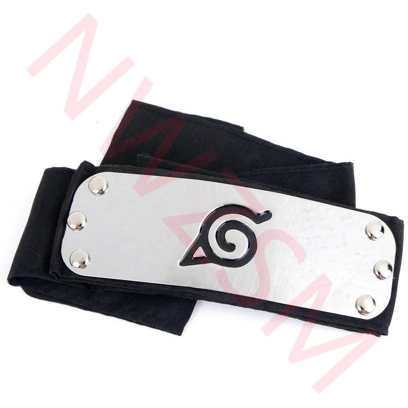 Naruto Hatake Kakashi Cosplay Gloves Mask Headband Anime Accessories Kunai Notebook Konohagakurenosato Sign Props