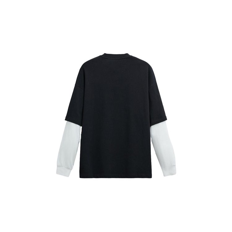 Zara Ss24 Year Of The Dragon Limited Edition Color Block Faux Two-Piece Round Neck Pullover Long Sleeve T-Shirt Men Tops Gray 0722408-922