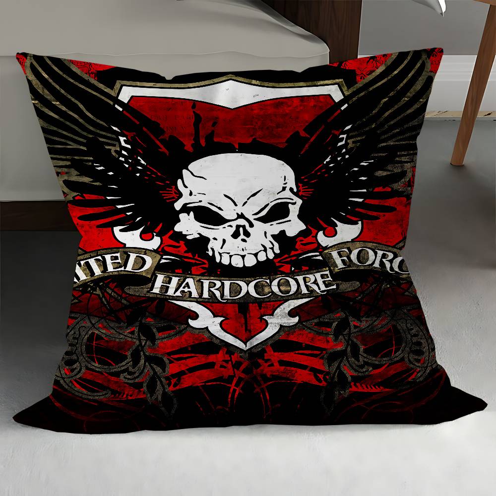 

M-Masters Of H-Hardcores Cushion Cover Car Throw Pillow Case For Sofa Car Christmas Gift 40x40cm 45x45cm 12x12Inch