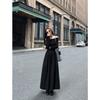 Herbst neues Anhänger One-Shoulder weißes Kleid Taille Temperament schön High-End Französisches Kleid