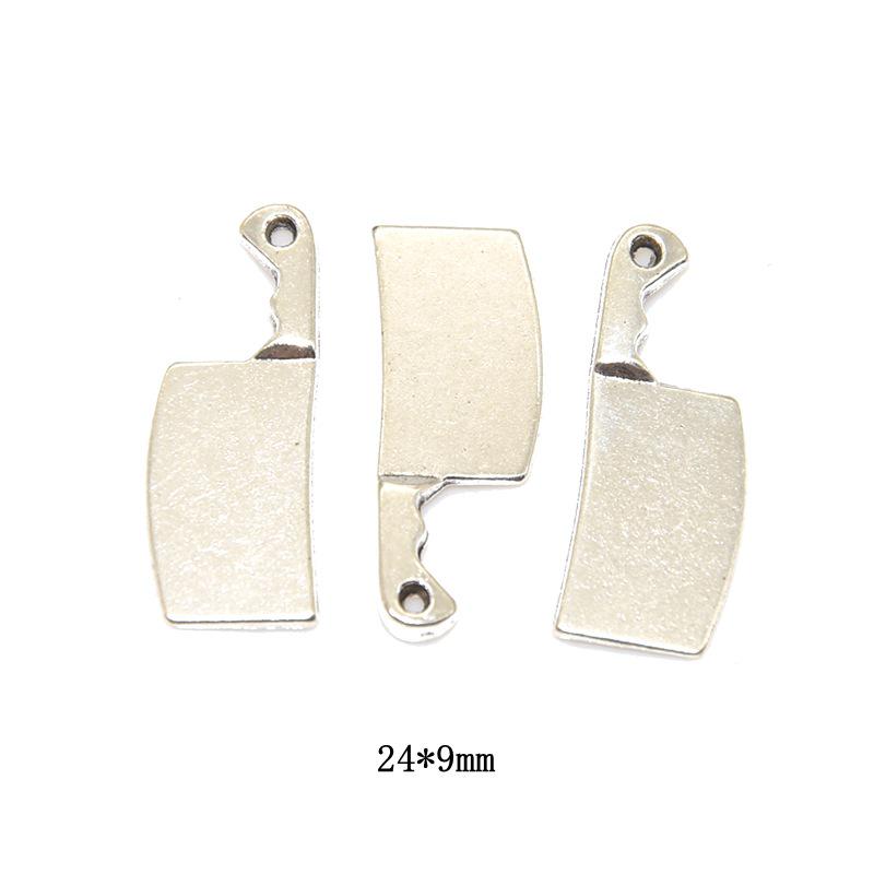 Set of 17 DIY Jewelry-Making Tools: Screwdriver, Wrench, Axe, Saw, and Pendant Accessories