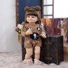 KEIUMI 22 Inch Reborn Baby Doll Full Silicone Vinyl Early Education Sweet Smile Newborn Babies Toy for Kids