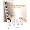 LED Vanity Lights USB Detachable Bulbs Makeup Mirror Lamp for Dressing Table Cosmetic Lighting with Dimmable Brightness