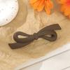 AWAYTR Frosted Bowknot Duckbill Hairpin Acrylic Hair Clips Valentine Headwear Girl Hair Accessories Festival Gift
