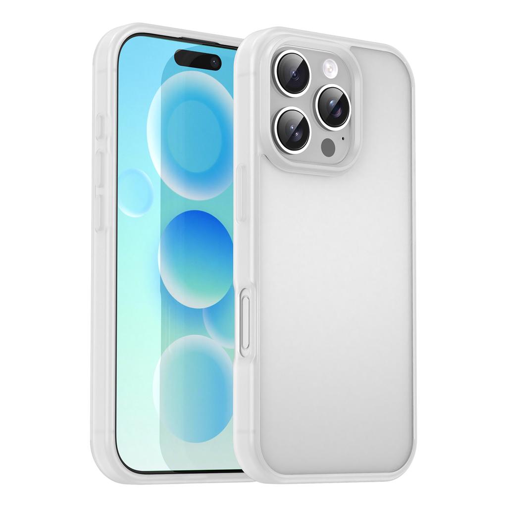 For iPhone 16 Pro Case Skin Touch Matte Anti Drop TPU PC Phone Back Cover