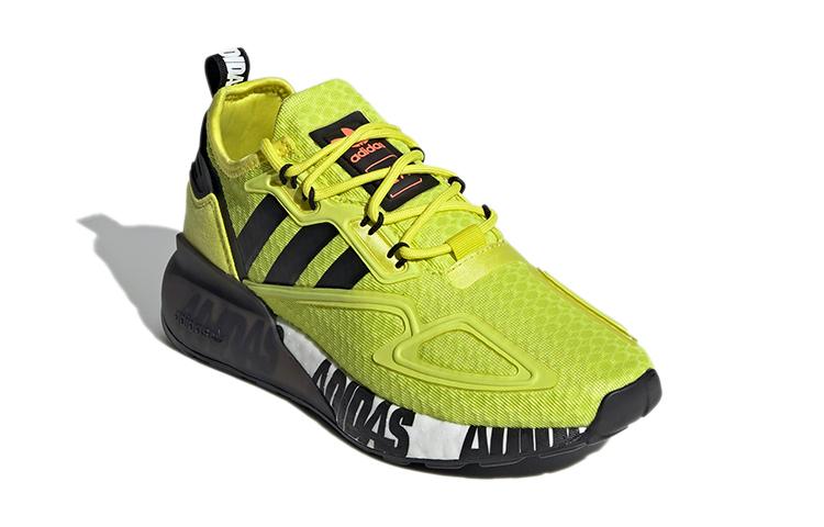 adidas Originals ZX 2K J Low Top Kids Lifestyle Shoes Yellow FY2638