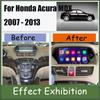 Android 14 For Honda Acura MDX 2007-2013 Car Multimedia Video Player GPS Navigation Radio Android Auto Wireless Carplay DSP IPS
