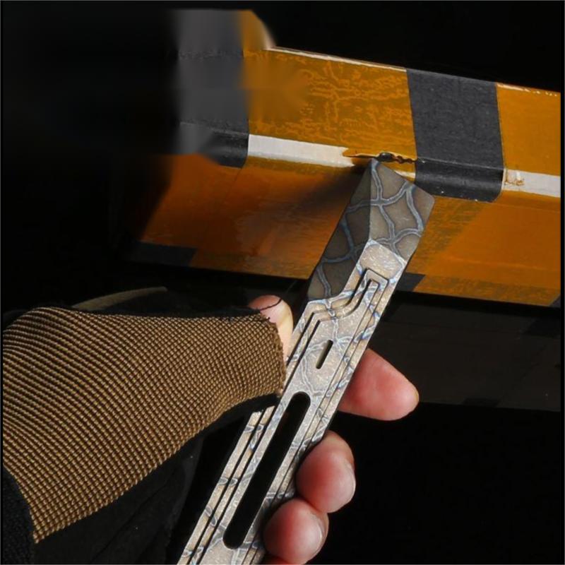130mm Titanium Alloy Crowbar High Hardness Bottle Opener Multifunctional Pocket Pry Bar Nail Puller EDC Tacticals Tool Car Gifts