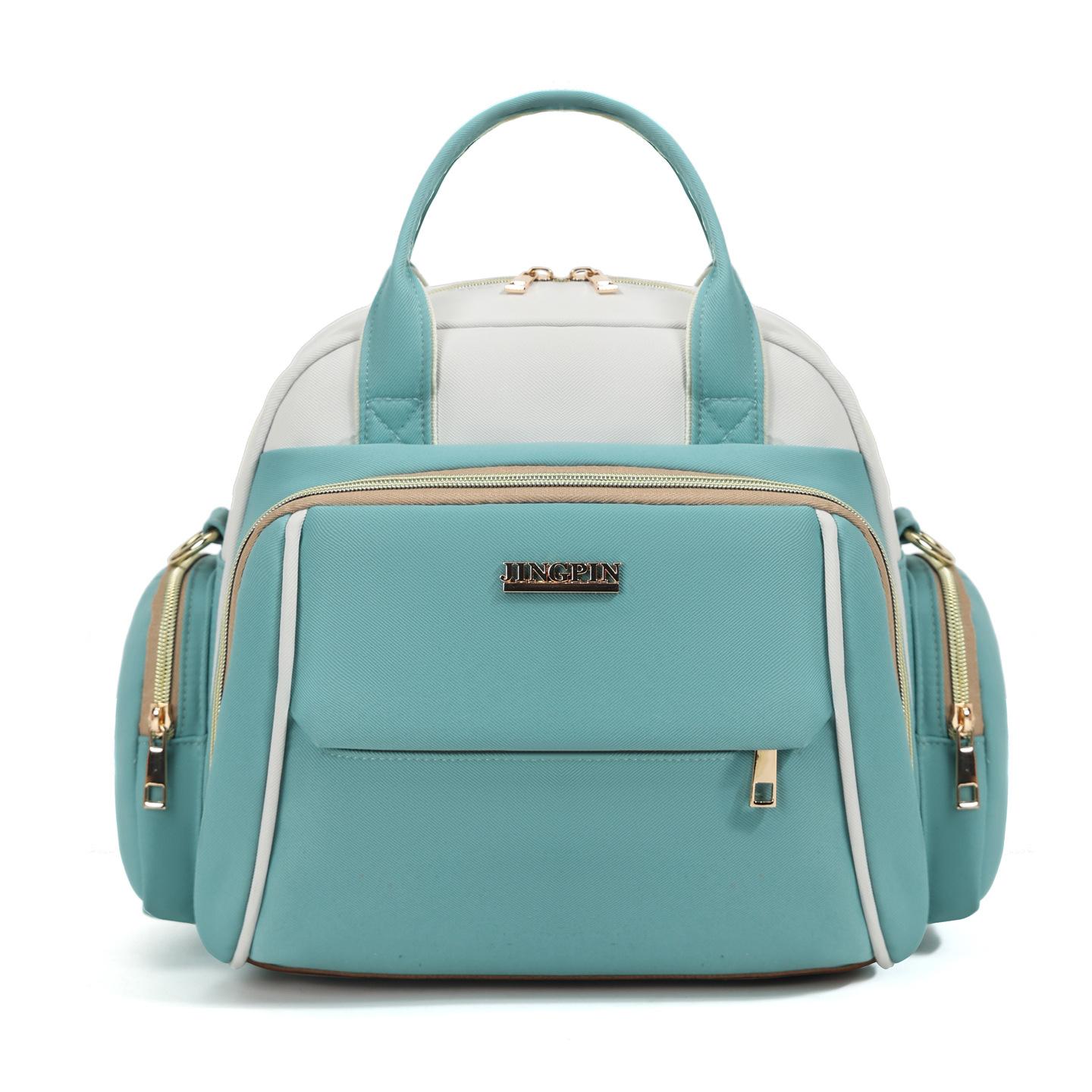 New Mommy Bag Multi Functional One Shoulder Handheld Mommy Bag for Outing Fashionable and Lightweight Milk Storage Shoulder Maternity and Child Bag зелёный