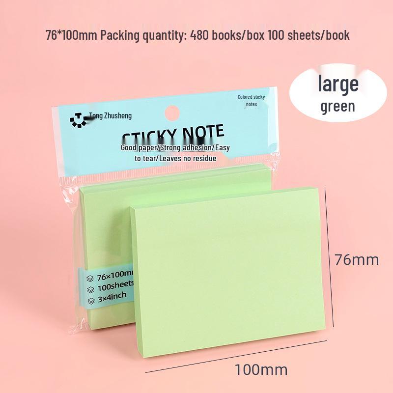 Heart-Shaped Colorful Sticky Notes for Students - Creative Index Memo Pads