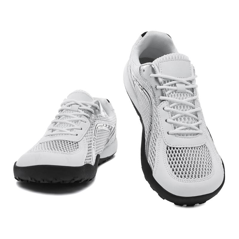 TUINANLE Couple Unisex Wide Toe Sneakers Breathable Mesh Lightweight Black All Day Comfort Casual Walking Shoes for Daily Outdoor