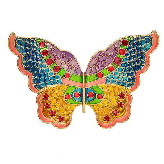 

Новые эмалевые броши-бабочки для женщин, зимнее пальто, модные украшения, красивые аксессуары высокого качества фиолетовый