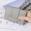 Thin Pouch Money Bag Card Holder Short Hasp Fold-over Purses PU Leather Wallets Coin Purses Women Wallets