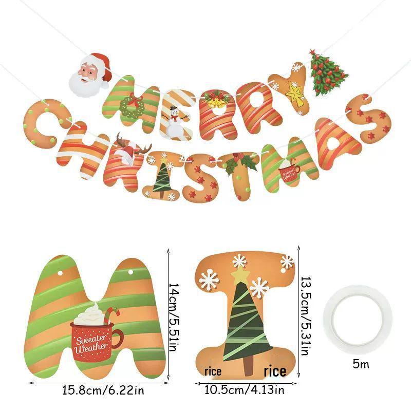 Christmas Letter Balloons for Storefronts, Kindergartens, Parties & Event Decorations