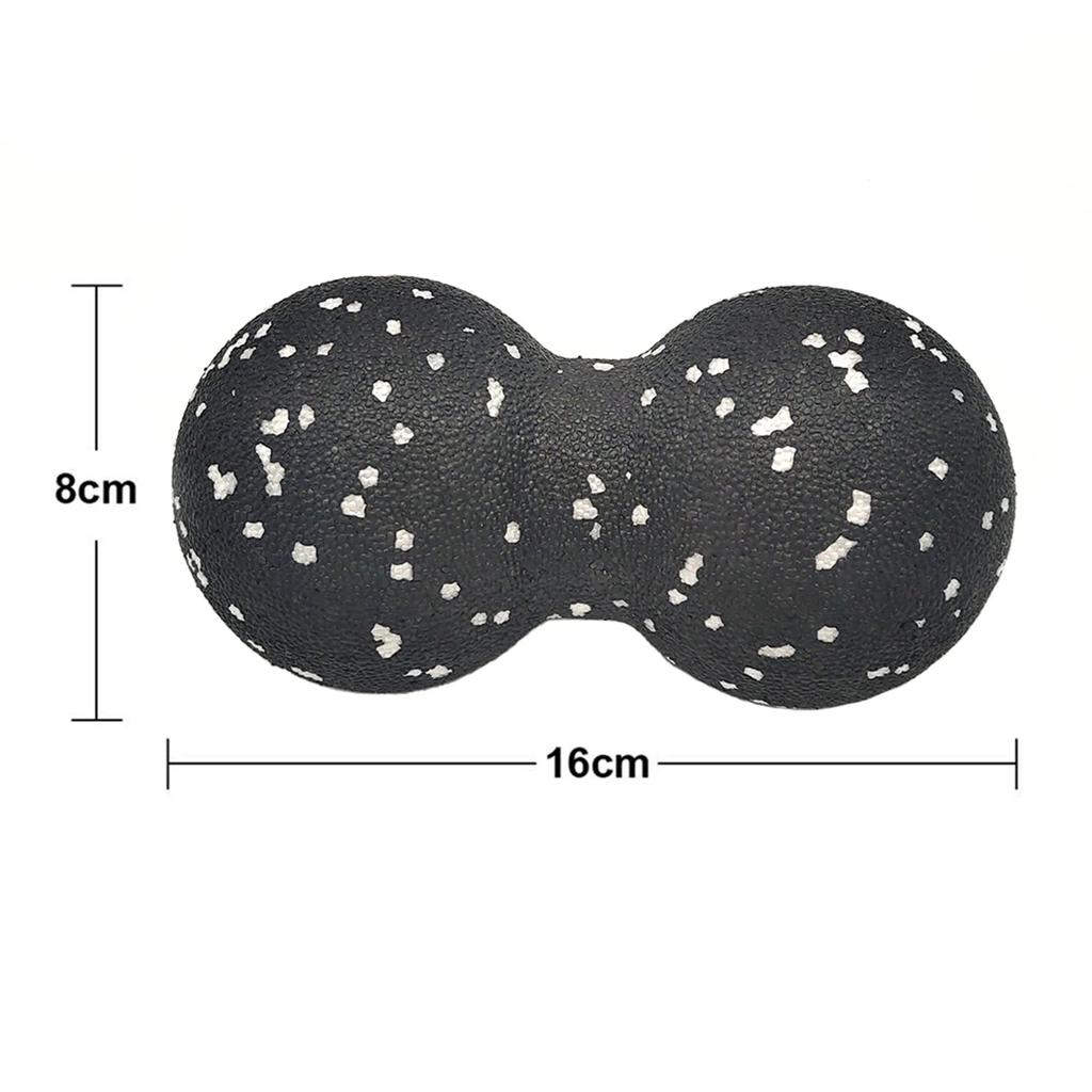 Massage Ball Double Lacrosse Ball Mobility  Peanut Ball for Self-Myofascial Release Deep Tissue Massage Tool
