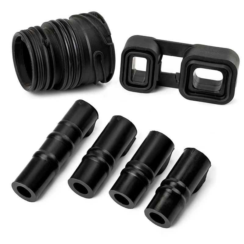 6Pcs/Set 6HP19 6HP21 Valve Body Sleeves Connector Adapter Seal Kit For BMW 04-06 24347588725 24347588724 24107536339 24107536340 1Set 6PCS