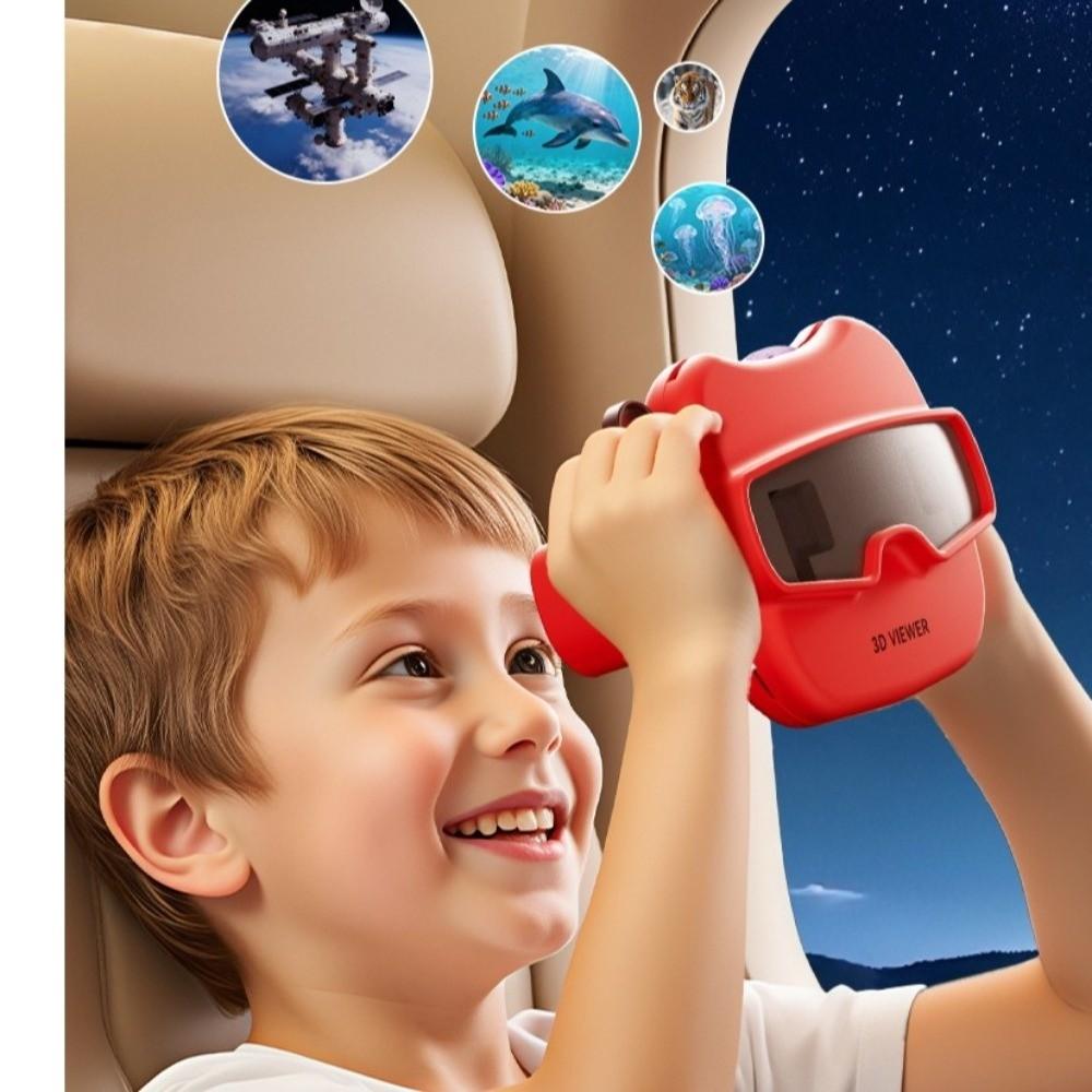 Portable 3D Viewer Toy 3D Stereoscopic Science Educational Toy Viewing Machine Children