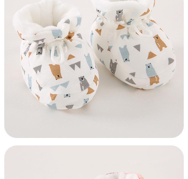 Winter Infant and Toddler Cotton Pre-Walking Soft Sole Shoes